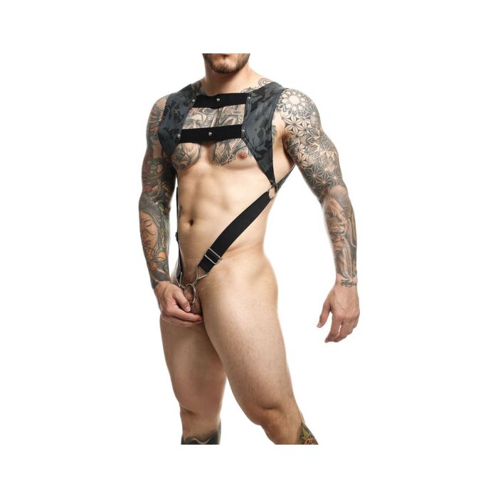 Dungeon Top Ring Harness - Gray