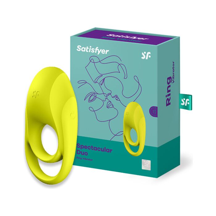 Satisfyer Spectacular Duo Vibrating Ring Yellow