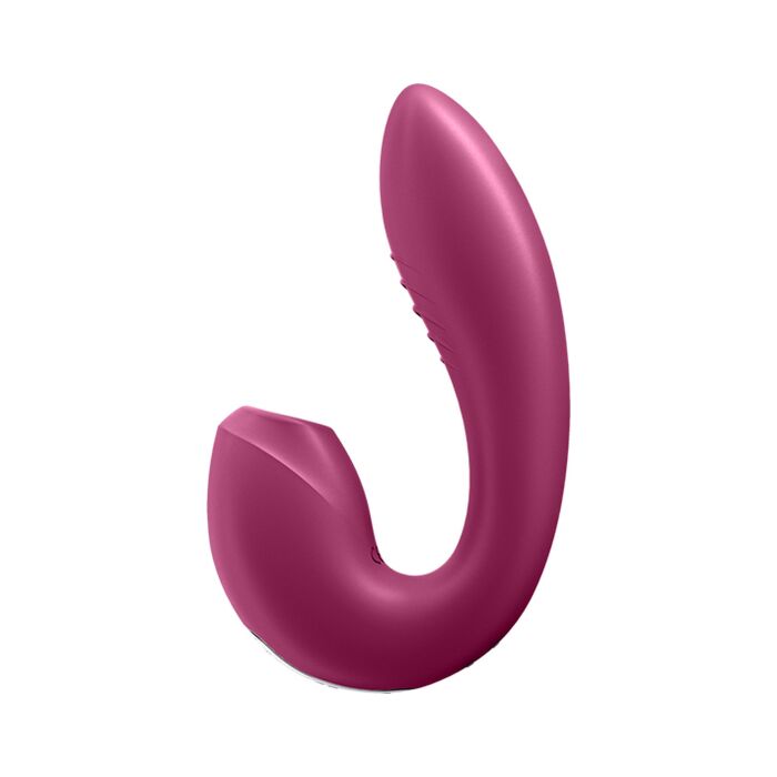 Satisfyer Sunray Stimulator and Vibrator App Red - Sex Shop
