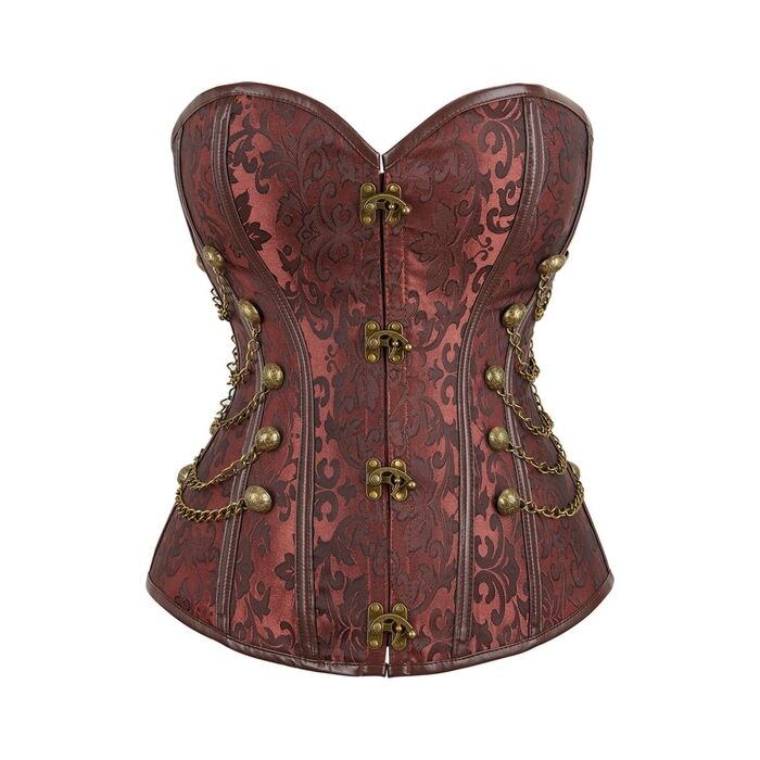 Faiza Brown 5XL Strapless Corset - 