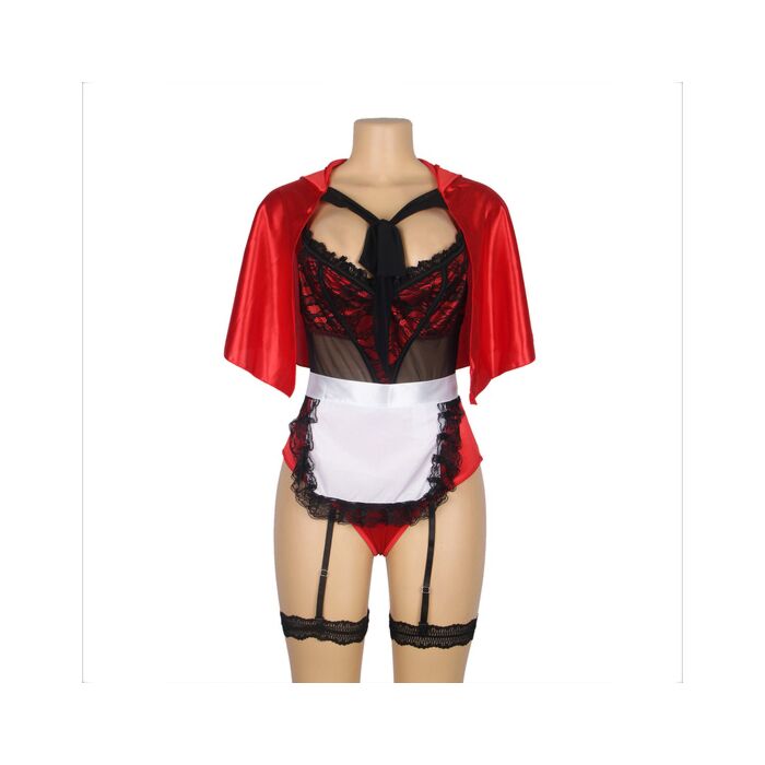 Festive Little Red Riding Hood Costume