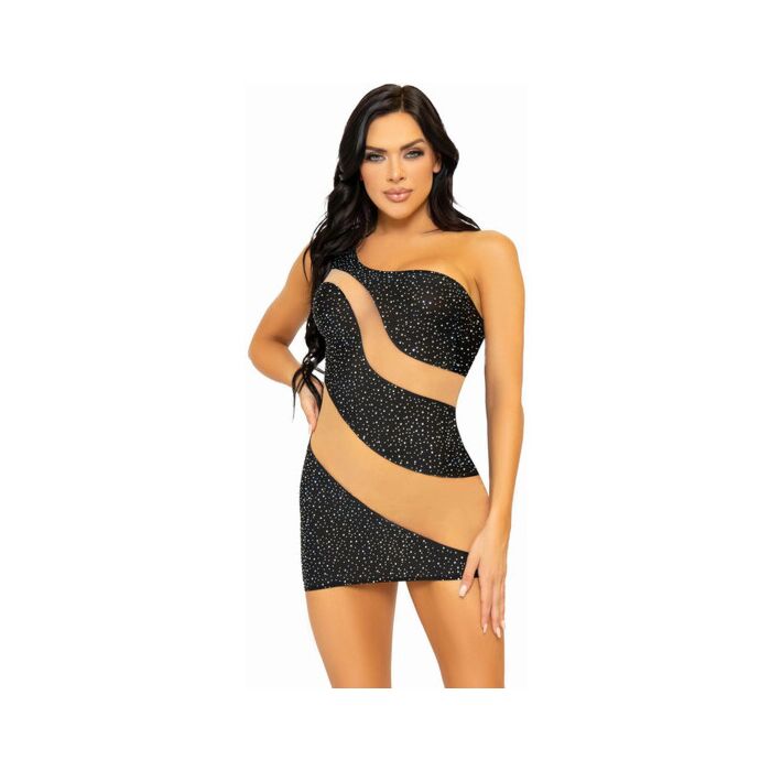 Sensual Bicolor Mini Dress