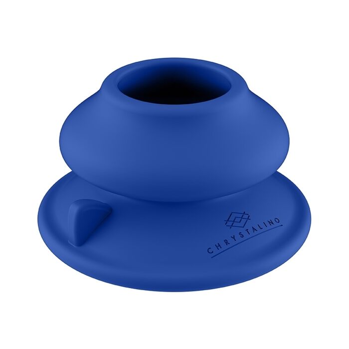 Blue Chrystalino Suction Cup - Unlimited Pleasure