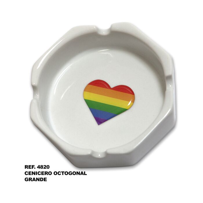 Rainbow Glam Ashtray