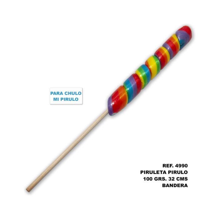 LGBT Flag Lollipop 100g (ChuloPirulo)