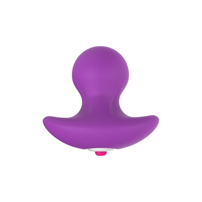 Purple Pleasure Knob - Vibrating Plug