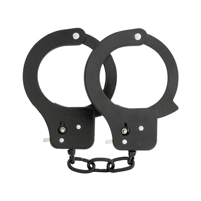 Seductive Initial Metal Handcuffs