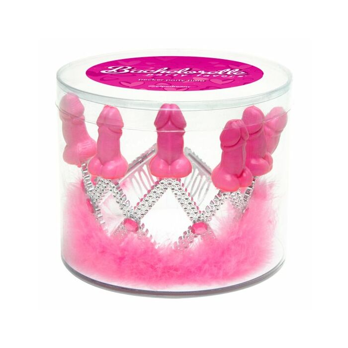 Bachelorette crown headband with penises
