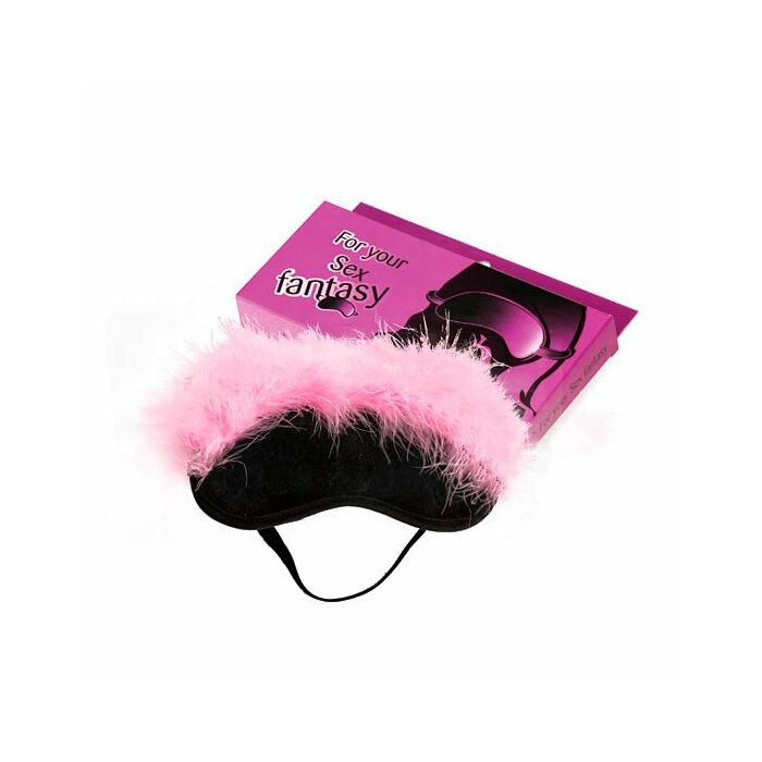 Mascara bear and pink-black marabou