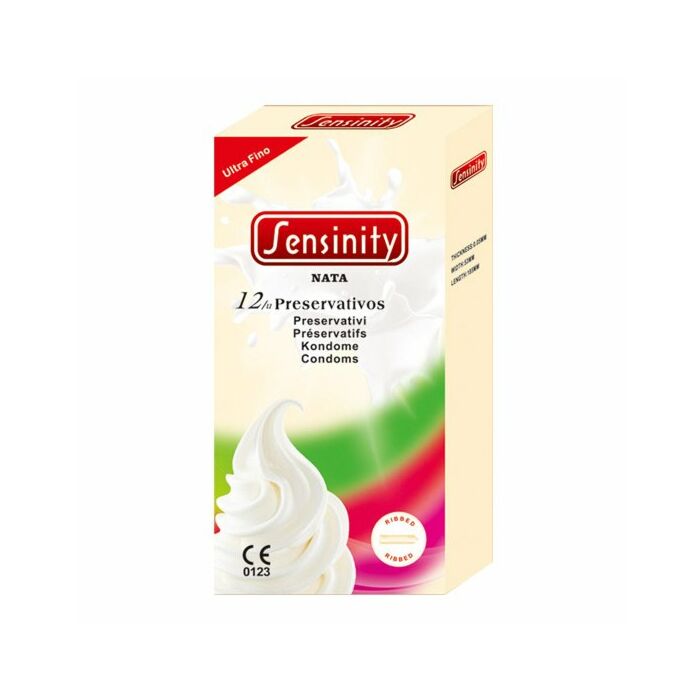 Sensinity cream condoms 12 pcs