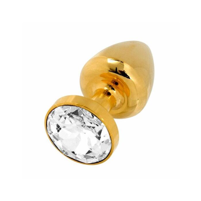 24k gold metal plug with 30 mm glass