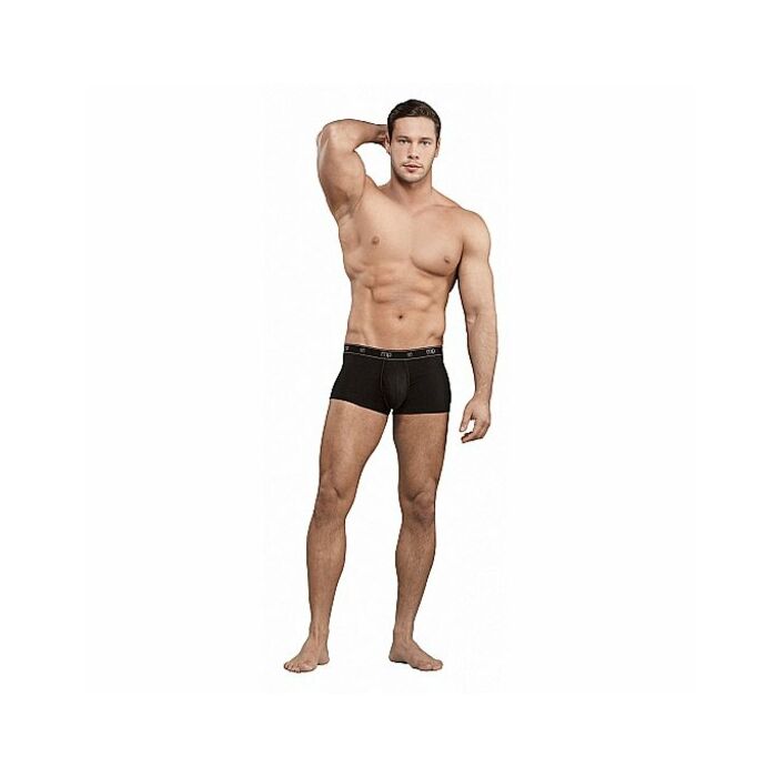 Male power enhancer bamboo black boxer