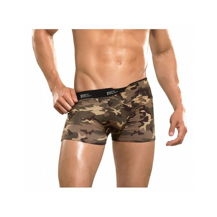 Male boxer power camouflage