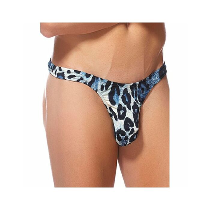 Male power anaconda white thong