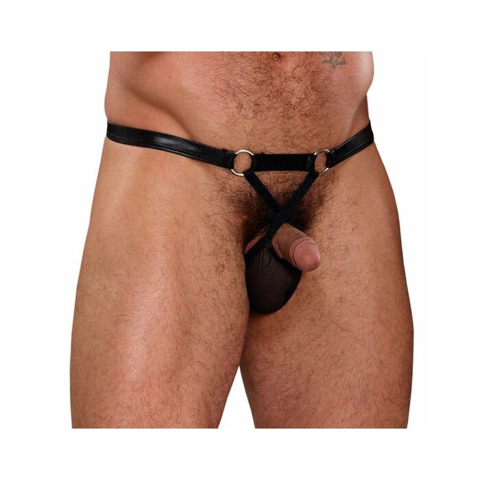 Male power criss cross thong