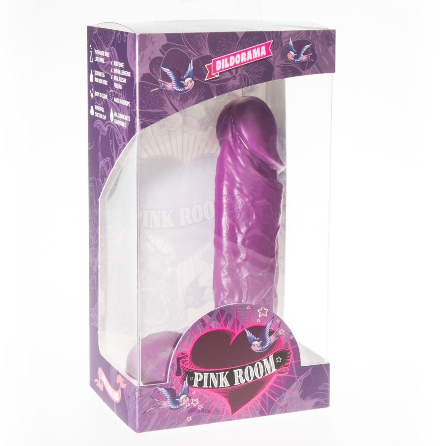 Pink room amadeo realistic dildo purple 15.5 cm