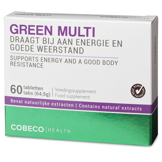 Cobeco green multi vitamin 60 tab flatpack en/nl