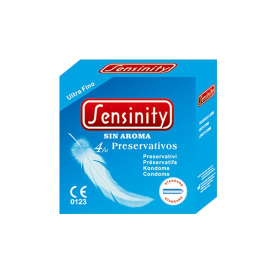 Natural condoms Sensinity 4 pcs