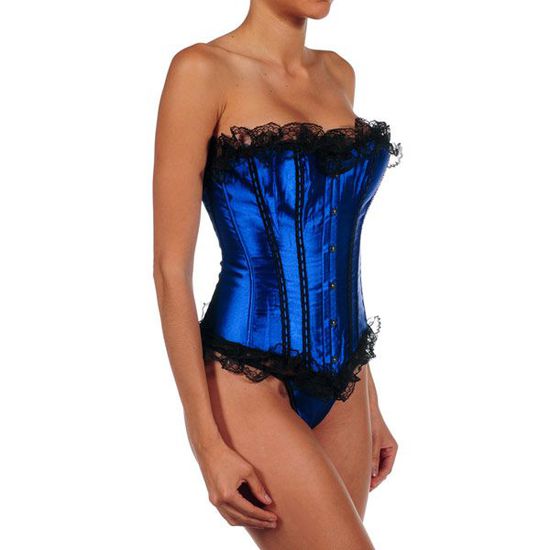Intimax egestas blue corset